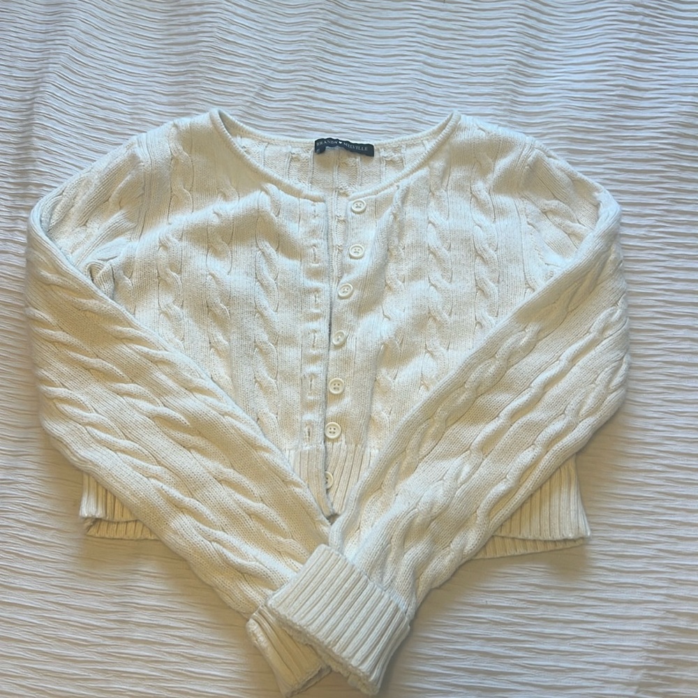 brandy melville cable knit sweater
